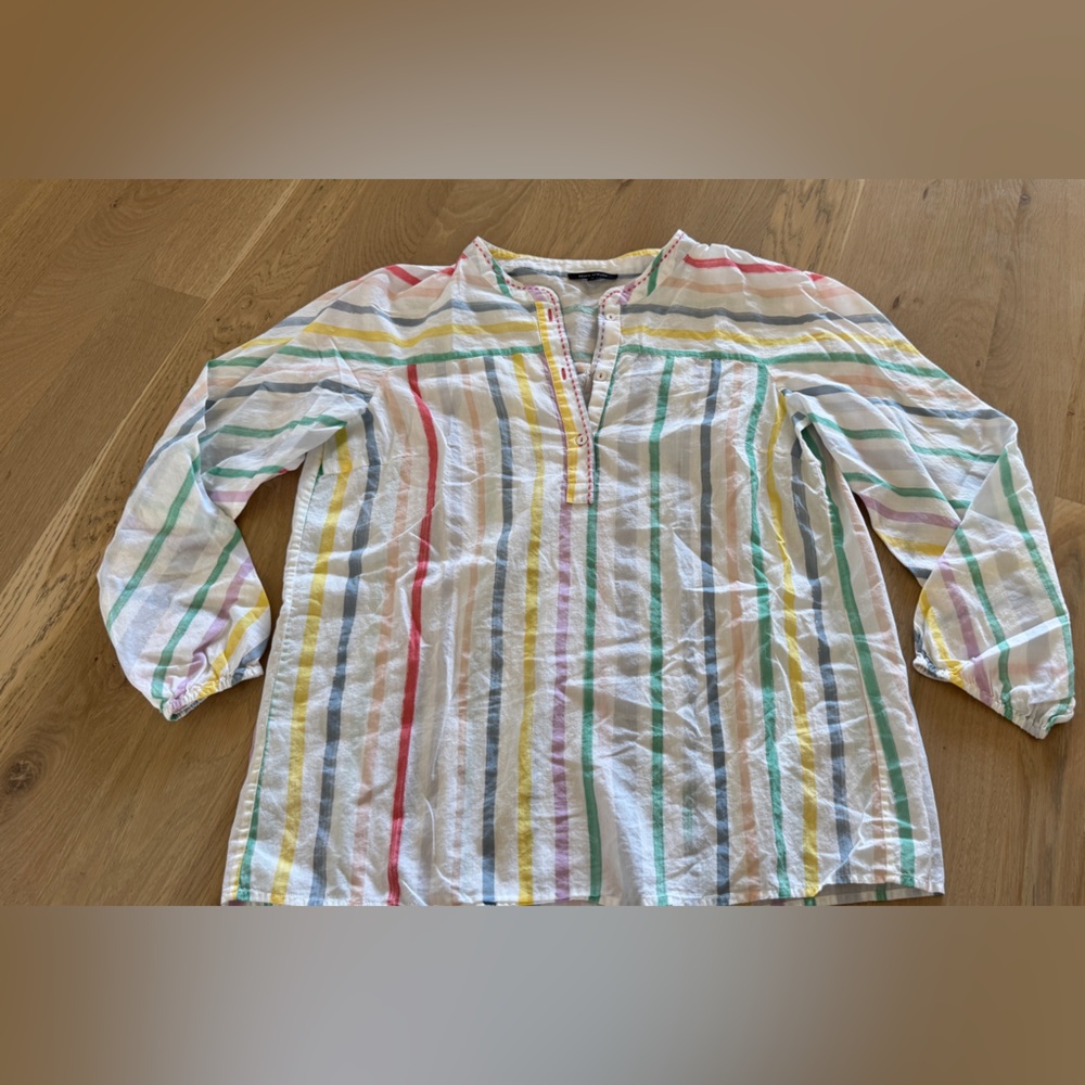Marc O’Polo striped 3/4 sleeve blouse size 36